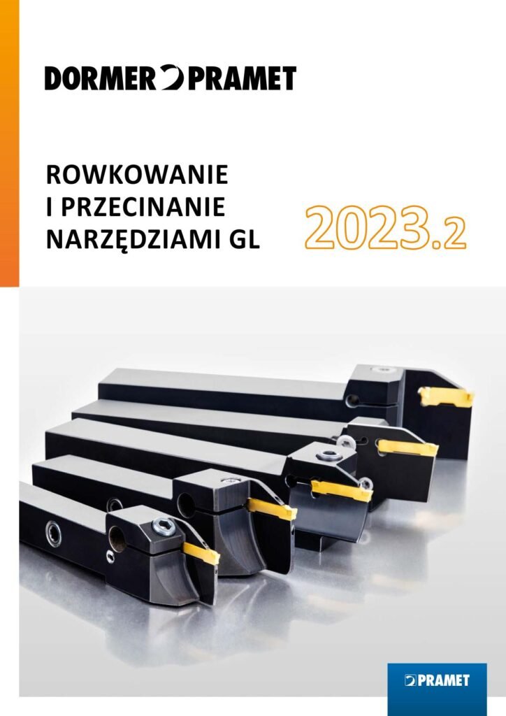 Dormer Pramet katalog rowkowanie i przecinanie narzędziami GL NP2023-2 PL